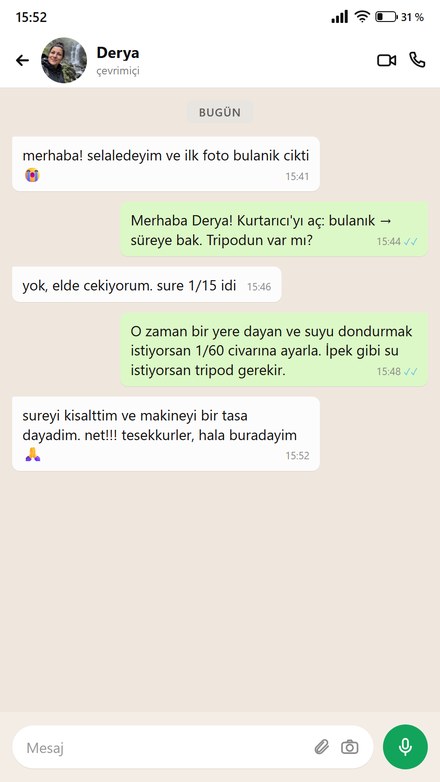 Biri, Kurtarıcı sayesinde bulanık bir fotoğrafı hemen düzelttiğini yazıyor