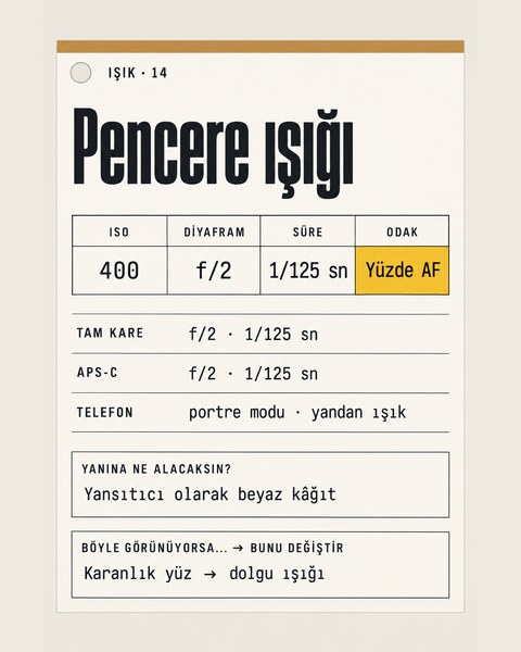 Işık, pencere ışığı